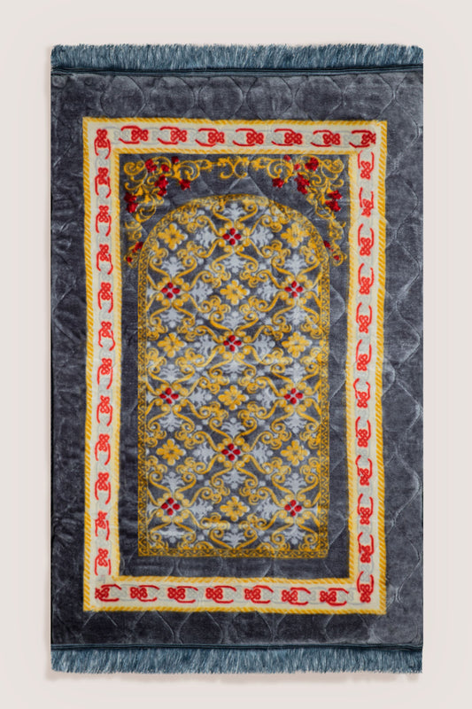 Prayer Mat Graceful Hues | Grey | Cushioned