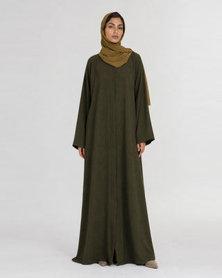 The Olive Fluid Abaya