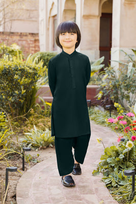 SHALWAR KAMEEZ FOR KIDS | ALPINE GREEN