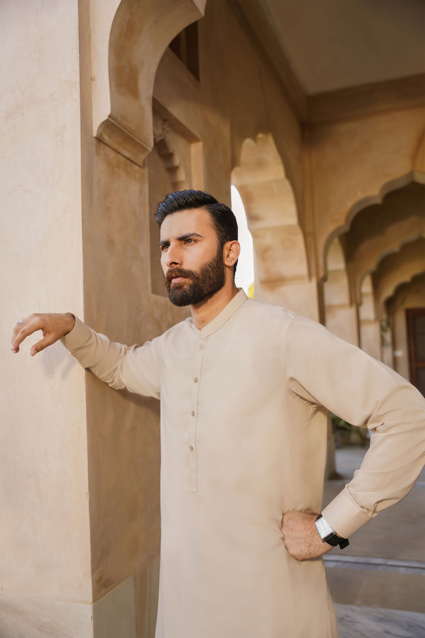 SHALWAR KAMEEZ FOR MEN | TAUPE BROWN