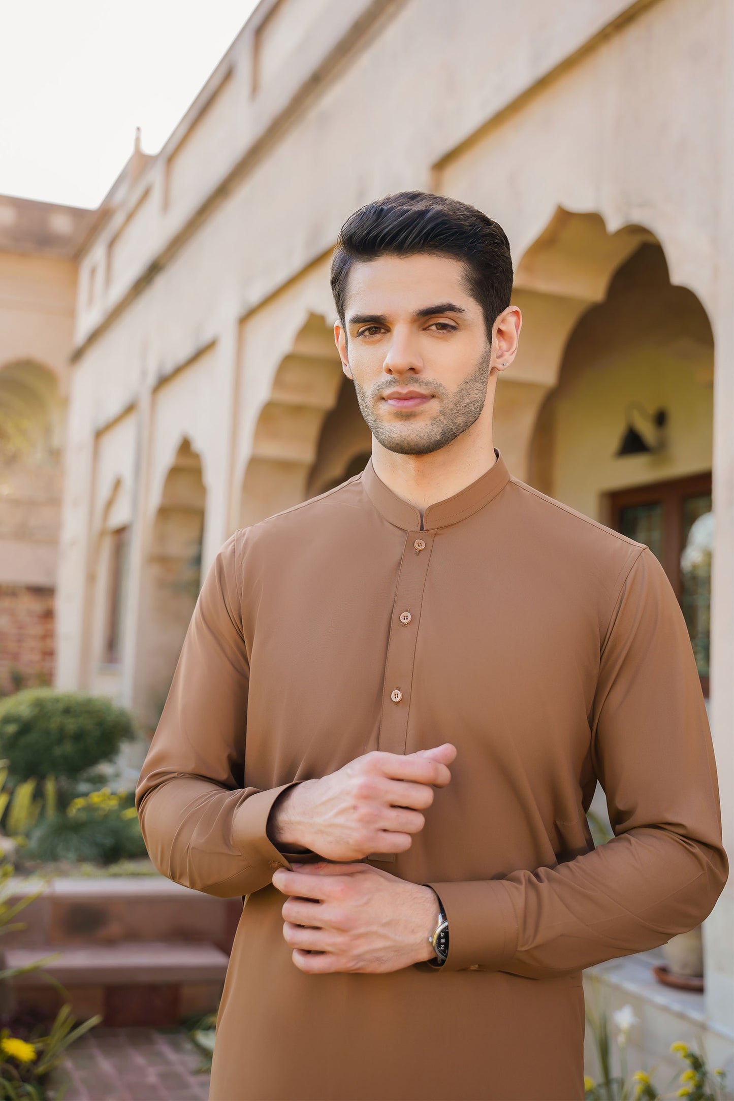 SHALWAR KAMEEZ FOR MEN | COFFEE BROWN