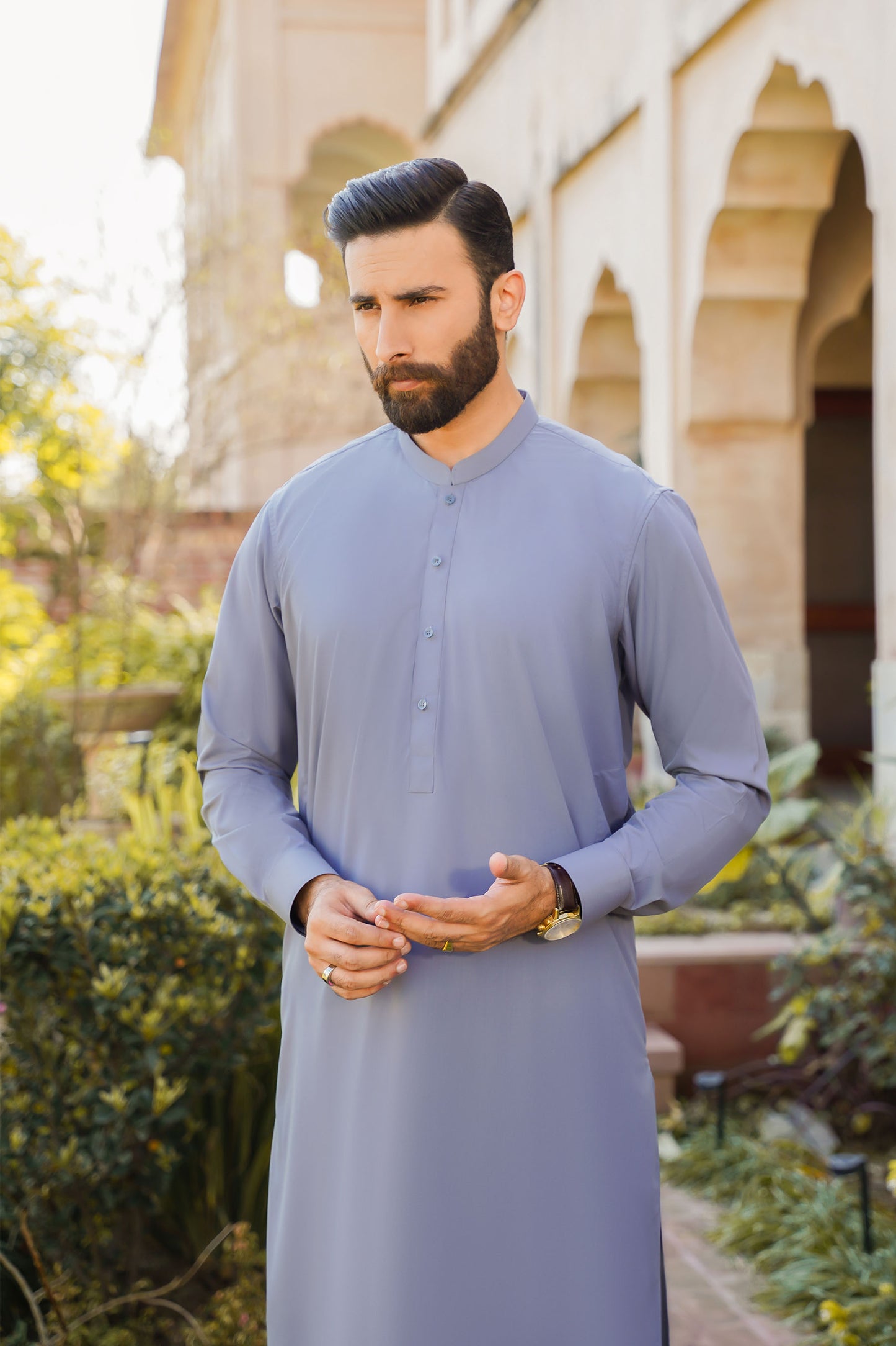 SHALWAR KAMEEZ FOR MEN | STEEL GREY