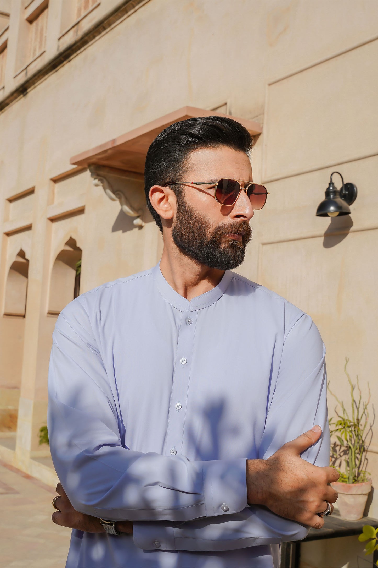SHALWAR KAMEEZ FOR MEN | ICE BLUE