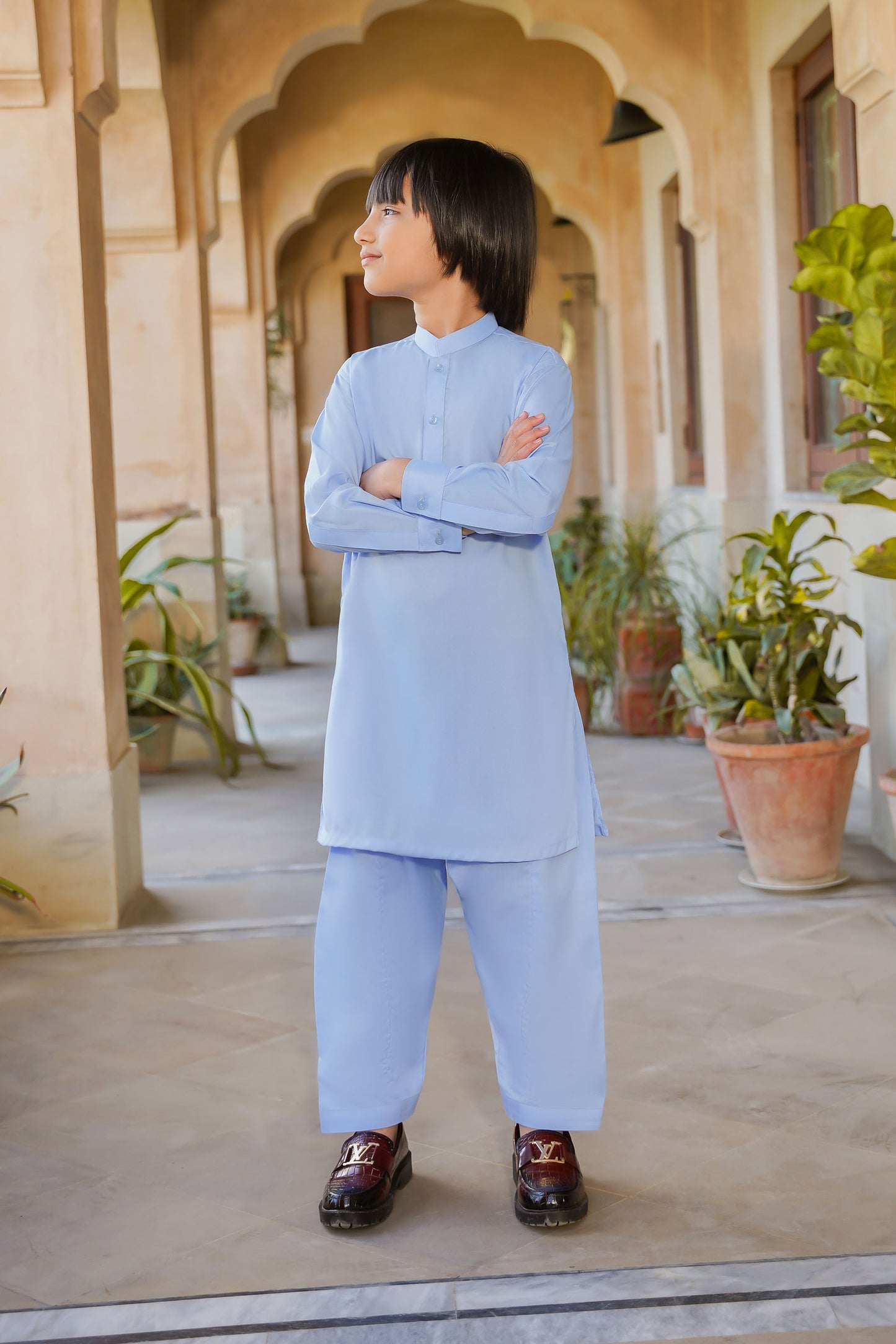 SHALWAR KAMEEZ FOR KIDS | BABY BLUE