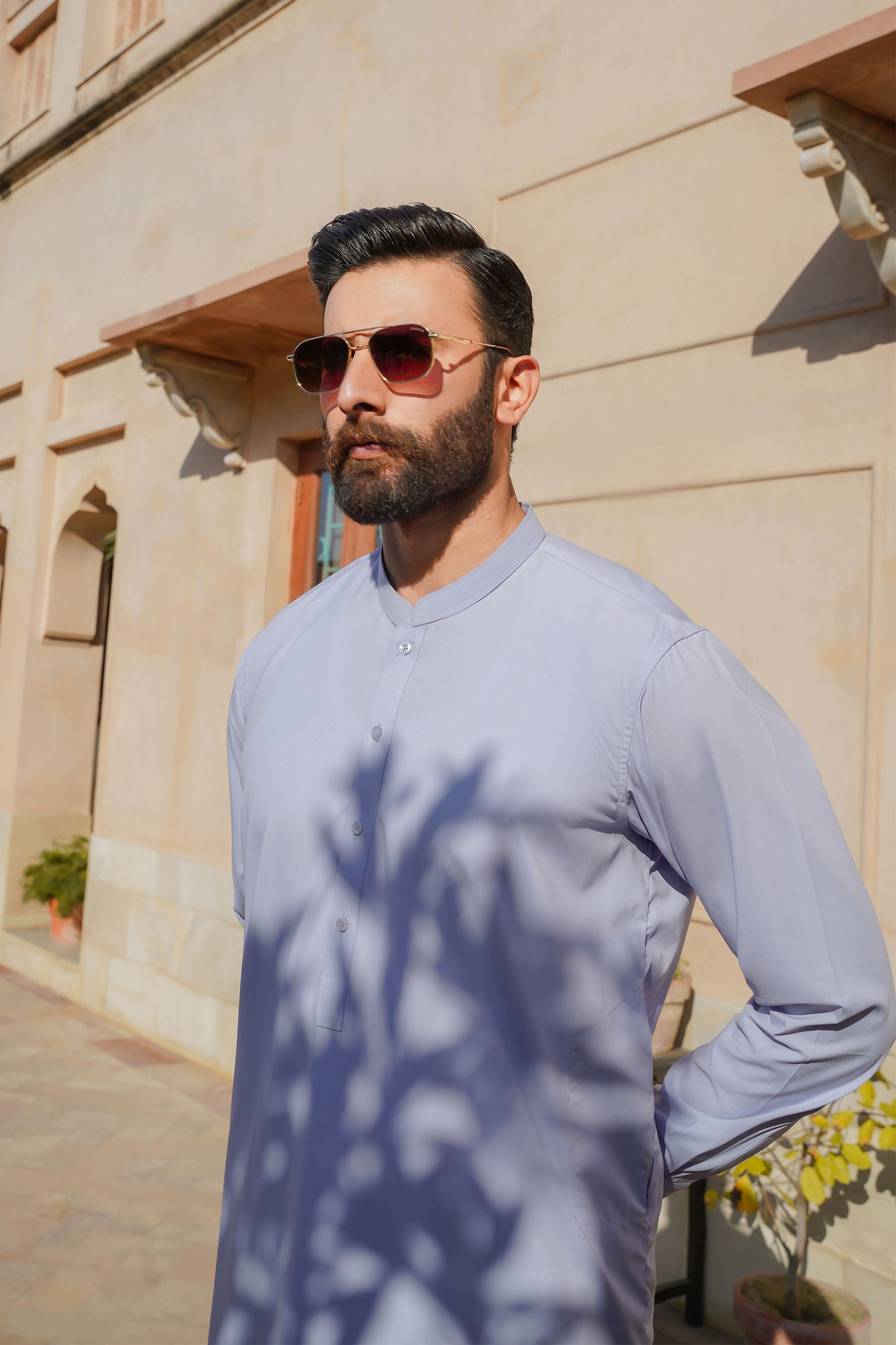 SHALWAR KAMEEZ FOR MEN | ICE BLUE