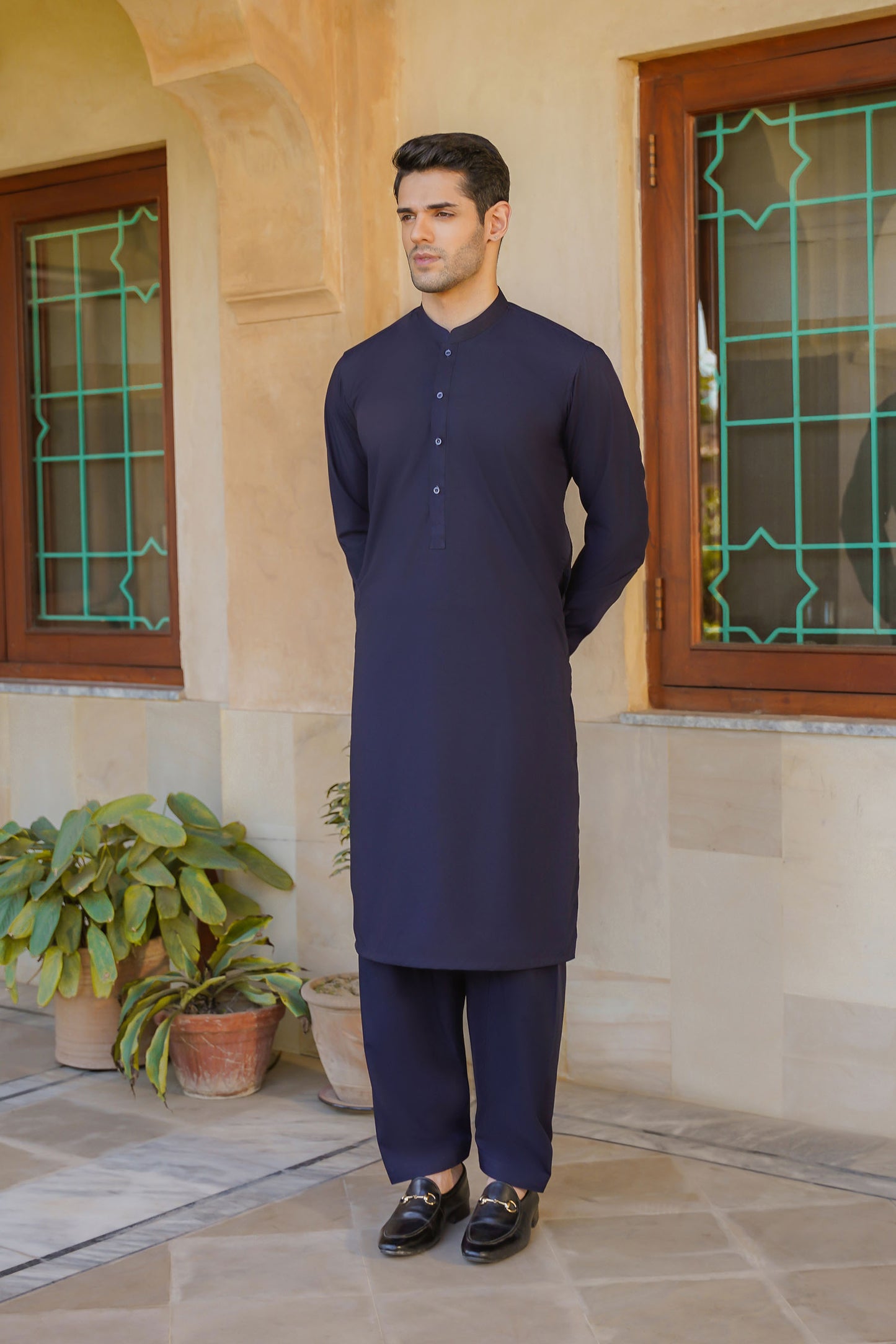 SHALWAR KAMEEZ FOR MEN | REGAL BLUE