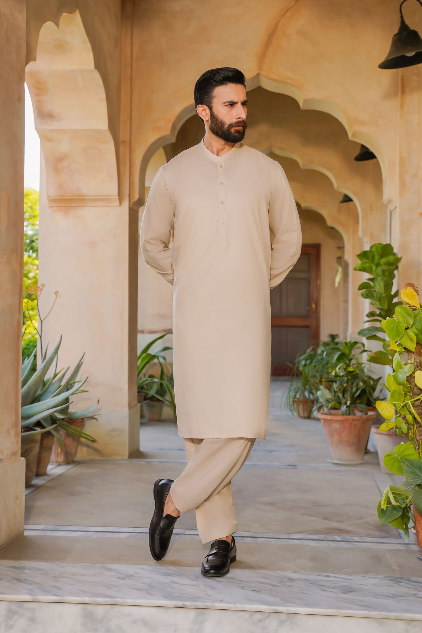 SHALWAR KAMEEZ FOR MEN | TAUPE BROWN