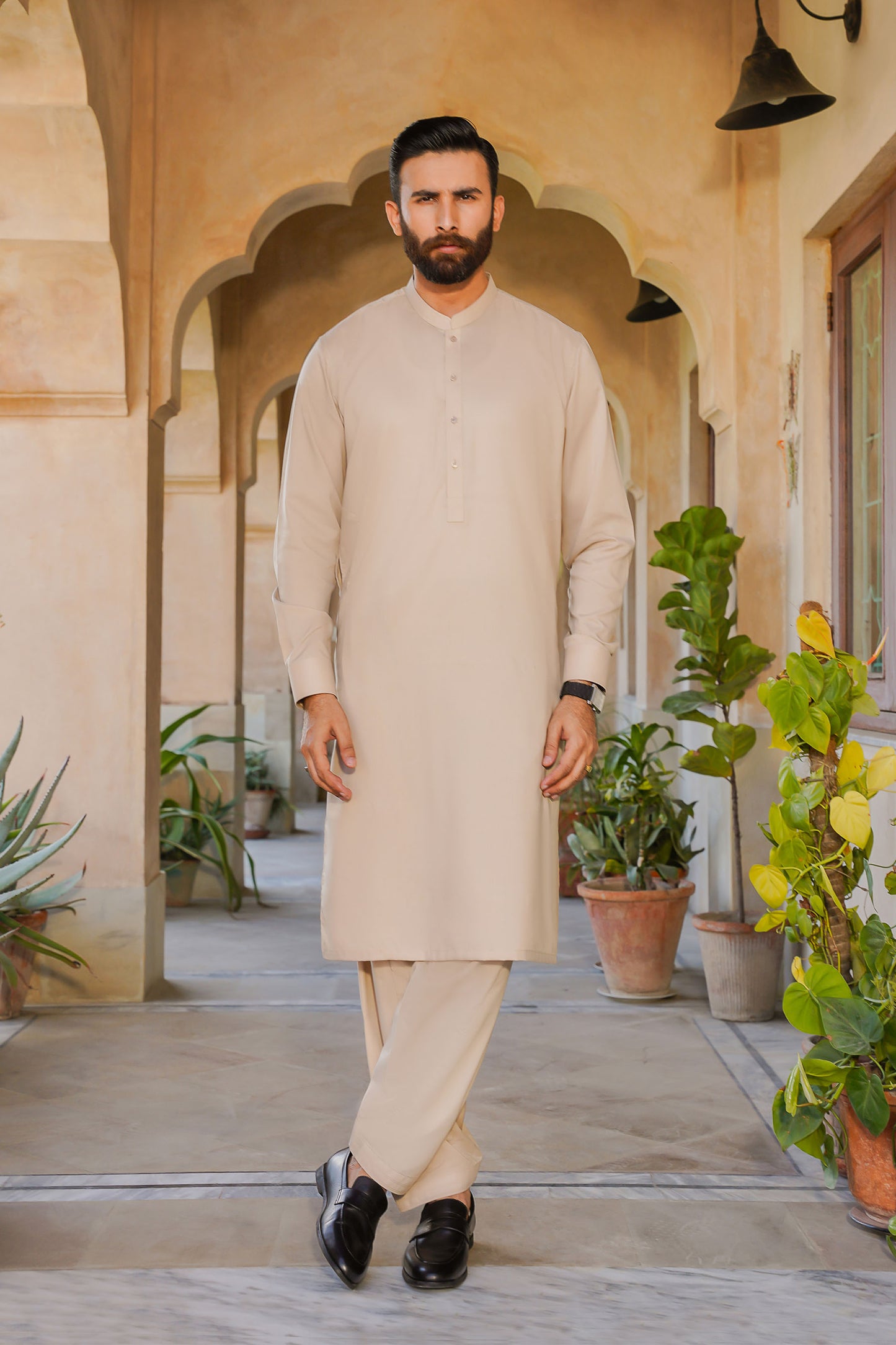 SHALWAR KAMEEZ FOR MEN | TAUPE BROWN