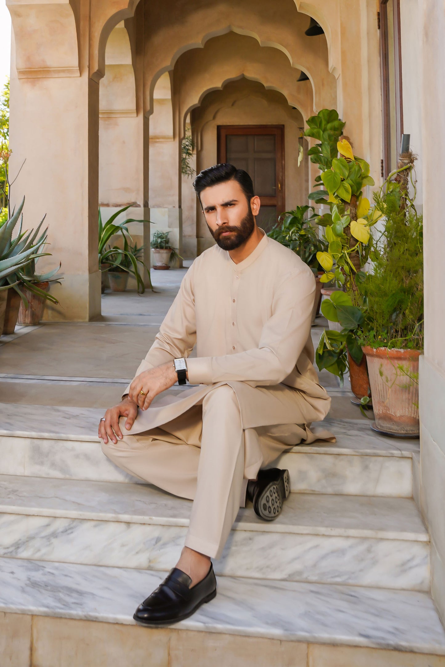 SHALWAR KAMEEZ FOR MEN | TAUPE BROWN