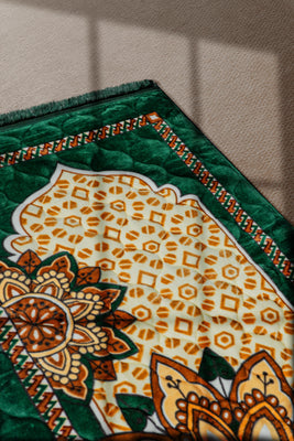 Prayer Mat Serene Essence | Green | Cushioned