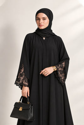 The Lace Cuff Abaya