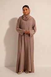 Embellished Abaya Set | Lilac