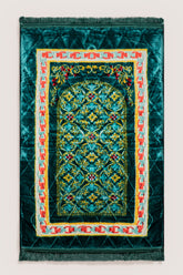 Prayer Mat Graceful Hues | Green | Cushioned