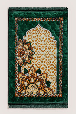 Prayer Mat Serene Essence | Green | Cushioned