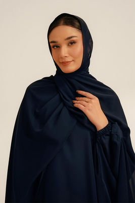 Kaftan Abaya Set | Navy