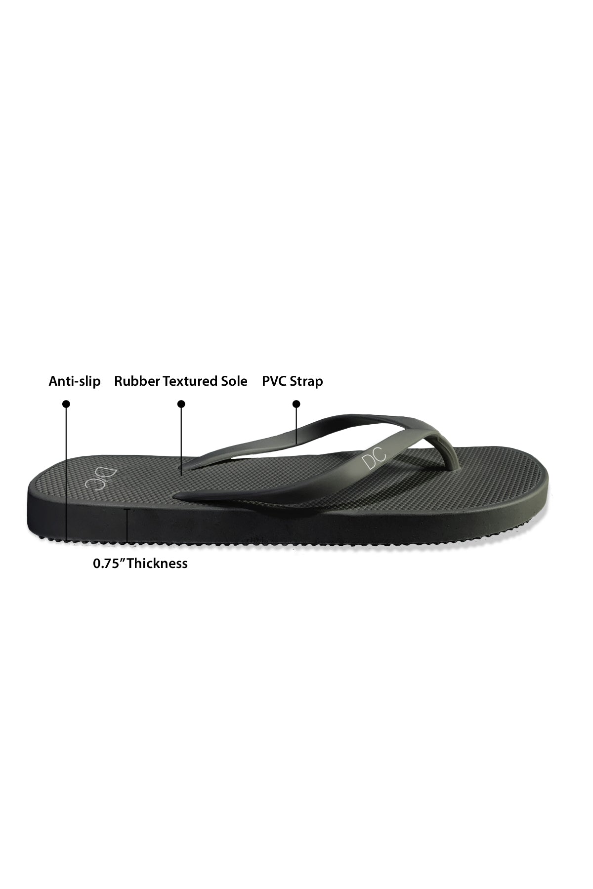 Women Flip Flops | Black