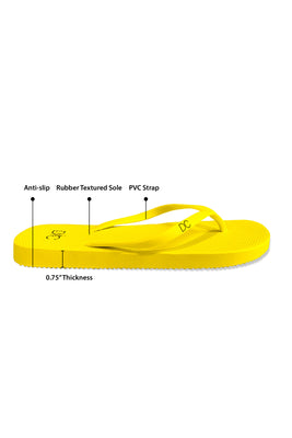 Women Flip Flops | Yellow