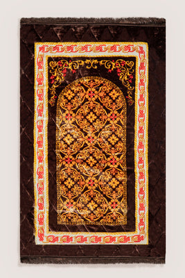 Prayer Mat Graceful Hues | Brown | Cushioned
