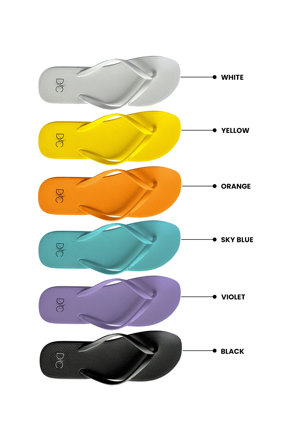Women Flip Flops | Black