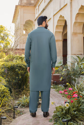 SHALWAR KAMEEZ FOR MEN | ALPINE GREEN