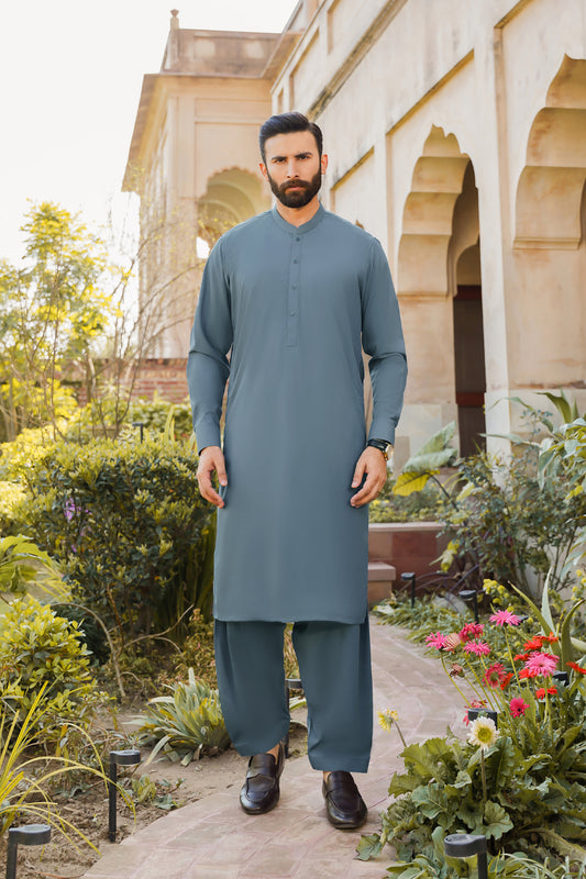 SHALWAR KAMEEZ FOR MEN | ALPINE GREEN