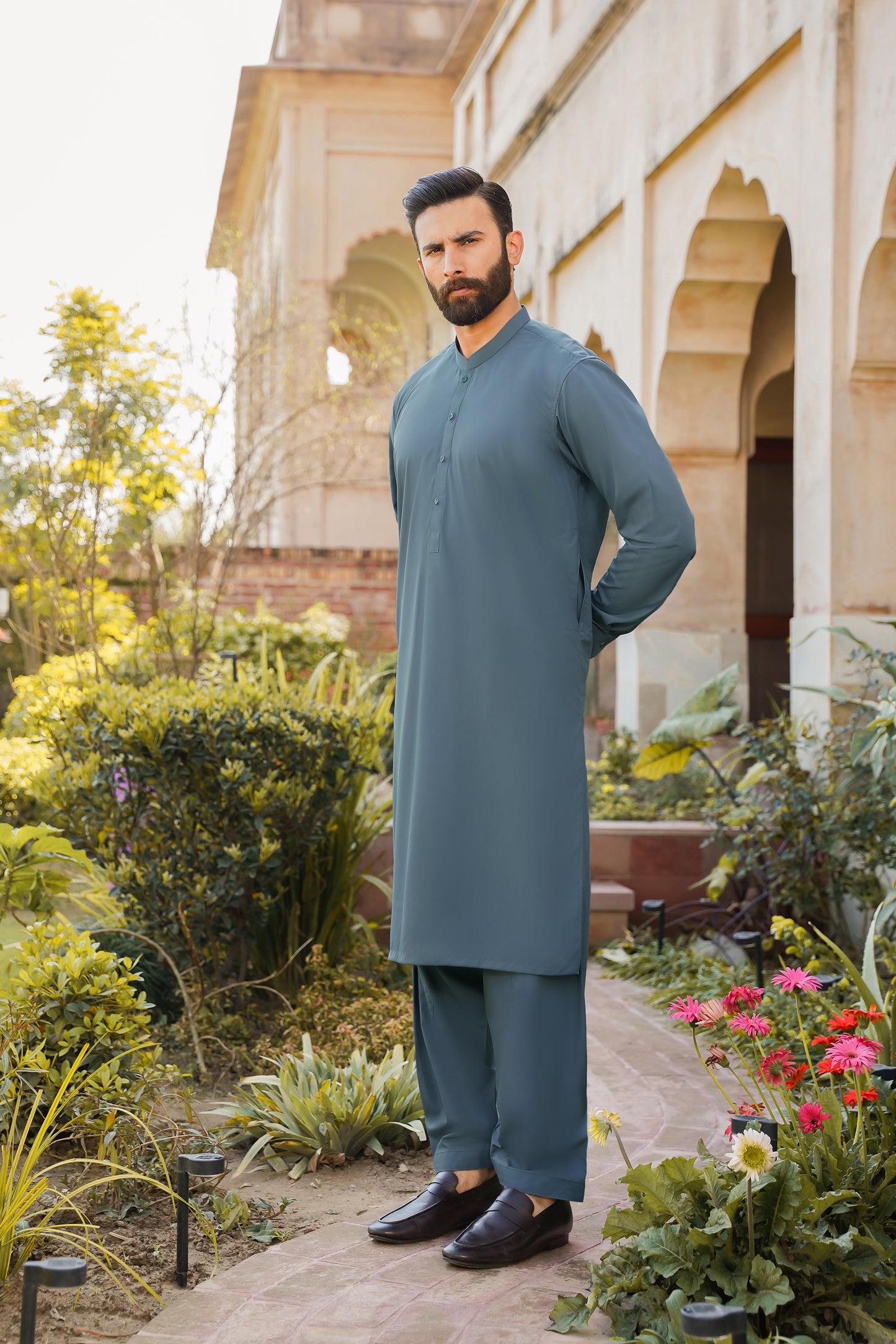 SHALWAR KAMEEZ FOR MEN | ALPINE GREEN