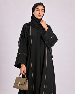 The Amber Trim Abaya