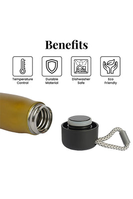 Rustic Yellow Water Bottle