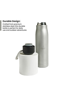 Silver Water Bottle
