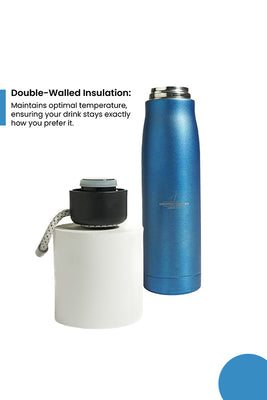 Electric Blue Water Bottle