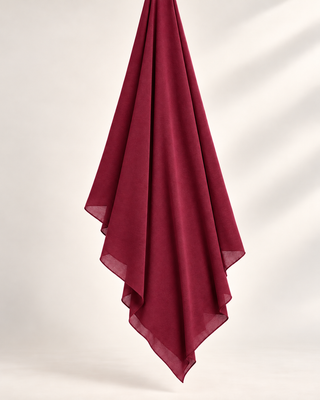 Burgundy Jersey Scarf