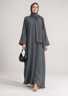 The Grey Column Abaya