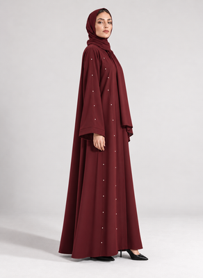 The Ruby Line Abaya