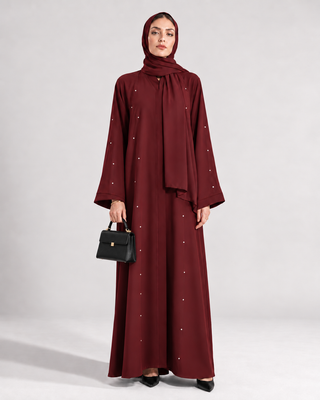 The Ruby Line Abaya