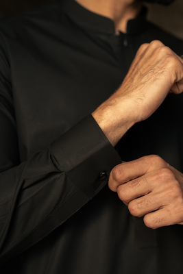 Black Cotton | Shalwar Kameez
