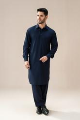 Classic Navy Blue | Kameez Trouser