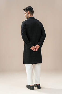 Black Chikankari | Kurta Trouser