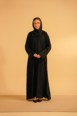 Embroidered Abaya | Black