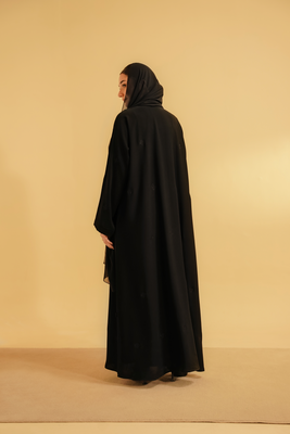 Embroidered Abaya | Black