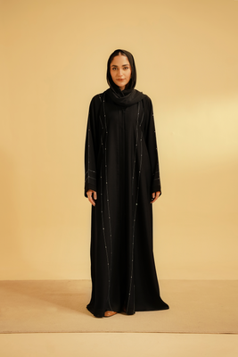 Embellished Abaya | Black