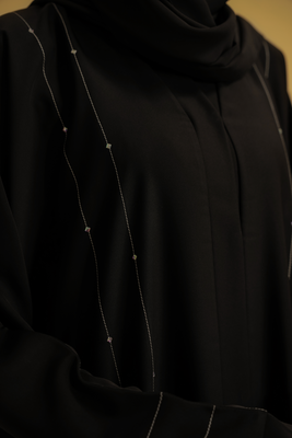 Embellished Abaya | Black