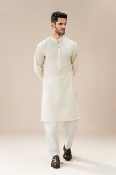 Off-White Chikankari | Kurta Trouser