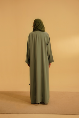 Embellished Abaya | Sage Green