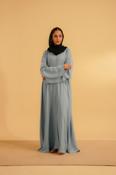 Embroidered Abaya | Sky Blue