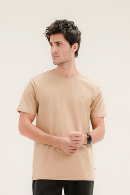 Men- Basic Beige T-Shirt