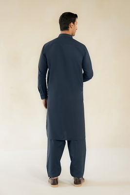 MEN SHALWAR KAMEEZ | NAVY