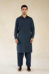 MEN SHALWAR KAMEEZ | NAVY