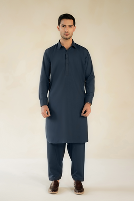 MEN SHALWAR KAMEEZ | NAVY