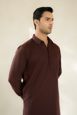 MEN SHALWAR KAMEEZ | DEEP MAROON