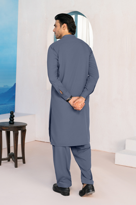 Shalwar Kameez | Slate Grey